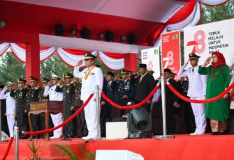 Gubernur Kepri Jadi Irup Penurunan Bendera Merah Putih HUT Ke-78 RI