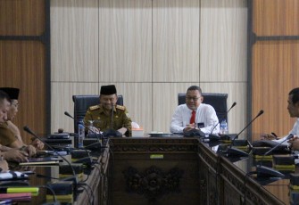 Pemprov Bengkulu Dukung Evaluasi Perencanaan dan Penganggaran BPKP (Foto : Morecka MC)