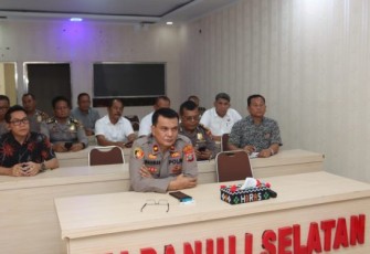 Polres Tapsel Ikuti Sosialisasi Persiapan Pemilu 2024