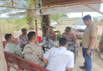 Kapolsek Nurul Salam Bersama IWO Lakukan Halal Bihalal