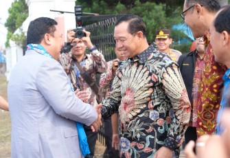 Kapolda Bengkulu Sambut Kedatangan Kepala BNN RI di Bandara Fatmawati Soekarno