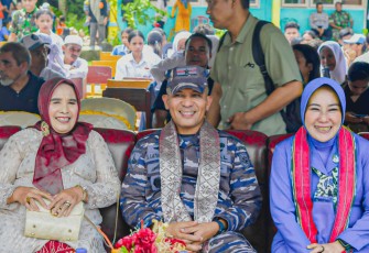 Danlantanal IX Hadiri Pelantikan Dpack Granat Maluku di Pulau Haruku dan Ajak Putra Putri Menjadi Prajurit TNI AL