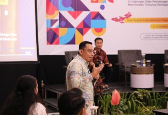 Sosialisasi Advokasi Hukum Bidang Perhubungan Darat Tahun 2023 di Novotel Suites Yogyakarta Malioboro, D.I Yogyakarta pada Kamis (05/10).