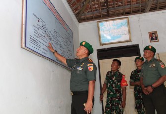 Dandim 0806/Trenggalek Kunjungi Tempat Peristirahatan Jenderal Sudirman