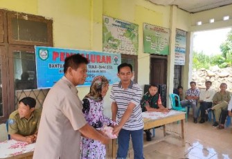 Desa Air Pesi Salurkan BLT DD Untuk 25 KPM  