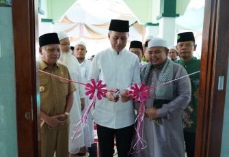 Wagubsu Bersama Bupati Asahan Resmikan Mesjid Istiqomah Al Musannif