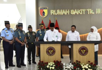 Presiden RI Joko Widodo Resmikan Rumah Sakit TNI AL di Surabaya