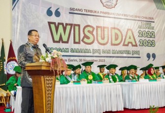 Ketua MPR RI Bambang Soesatyo Orasi Ilmiah Sidang Terbuka di Universitas Ibnu Chaldun