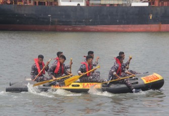 Prajurit Satlinlamil 1 ikuti Lomba Jurit Tangkas