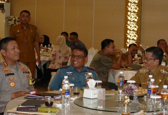 Danlanudal Tanjungpinang Hadiri Rapat Forkopimda Triwulan IV 2023