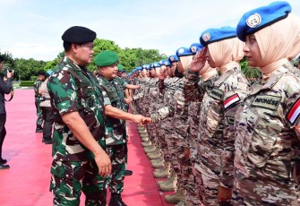 Kasad saat Hadiri Pemberangkatan Satgas BGC Konga XXXIX-E dan Kizi Konga XX-T Monusco