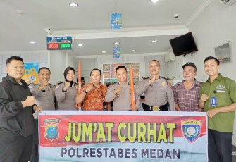 Binmas Polrestabes Medan Gelar Jumat Curhat 