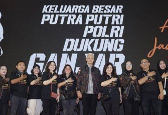 KBPP Polri Mendeklarasikan Dukung Ganjar Capres 2024