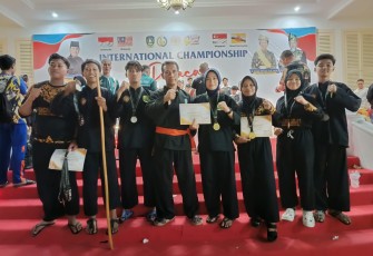 Lanudal Tanjungpinang Raih Delapan Medali di lnternational Championship Pencak Silat Kepulauan Riau 2023