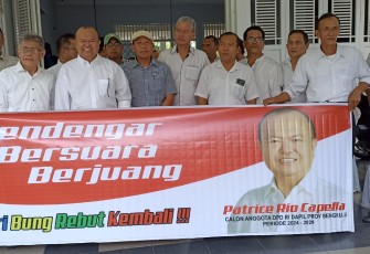 Patrice Rio Capella mendaftarkan diri sebagai calon anggota DPD RI
