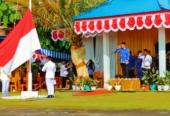 Roby Kurniawan jadi Irup Sempena Hardiknas 2023 di Pulau Terluar Bintan