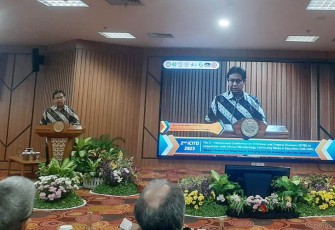 Menteri Kesehatan (Menkes) Budi Gunadi Sadikin saat bertindak sebagai Keynote Speaker.