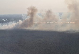 Kabut Asap akibat Karhutla di Kota Banjarmasin 