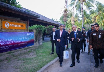 MenKopUKM Teten Masduki saat di Bali, Kamis (24/8).