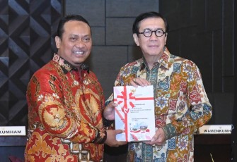 Kemenkumham Terima Opini WTP