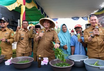 Gubernur Kepri Salurkan Bantuan Pertanian di Desa Semedang Natuna