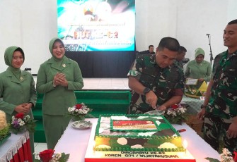Danrem 071/Wijayakusuma Kolonel Czi Mohammad Andhy Kusuma, S.Sos., M.M., Jumat (1/9/2023) di Gedung Pertemuan A.Yani Makorem 971/Wijayakusuma, Sokaraja, Banyumas.