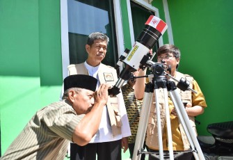 Dewan Pimpinan Wilayah (DPW) Lembaga Dakwah Islam Indonesia (LDII) Provinsi Sulawesi Selatan menggelar pelatihan rukyatul hilal di Kantor DPW LDII Provinsi Sulawesi Selatan, Jalan Urip Sumoharjo No.96 B, Kota Makassar, Sulawesi Selatan, Minggu (30/7/2023). Salah satu pemateri kegiatan adalah Dosen Ilmu Falak UIN Alauddin Makassar Dr Muhammad Rasywan Syarif SHi MSi.