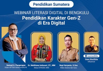 Webinar Literasi Digital di SMP dan SMA Kabupaten Bengkulu Selatan