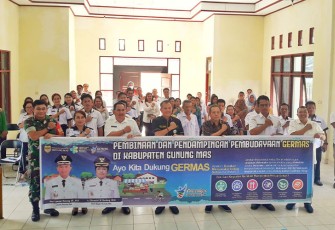 Babinsa Koramil Manuhing saat Hadiri Mini Lokakarya Percepatan Penurunan Stunting Tingkat Kecamatan