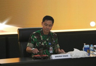 omandan Seskoau Marsda TNI Elianto Susetio, S.I.P., M.Si., saat Resmi Buka Penatris Pasis Seskoau A-60.