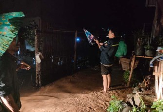 Sungai Air Kotok pasca Meluap