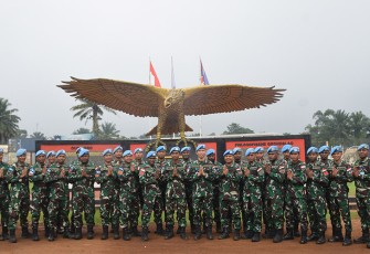 Satgas Garuda di Bumi Afrika