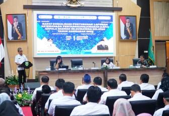 Sekda Sumsel Buka Sosialisasi Pedoman Umum Penyusunan LKPJ Bupati/Walikota se-Sumsel TA 2023, Minta Pemda Patuhi Aturan
