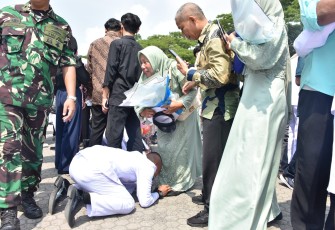 Bintara TNI AL Angkatan 43/2 sujud syukur usai dilantik