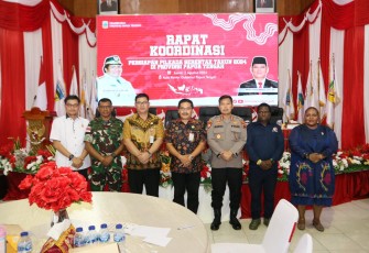 Plh Dirjen Polpum Kemendagri Tekankan Pentingnya Sinergisitas Sukseskan Pilkada Serentak 2024 di Papua Tengah