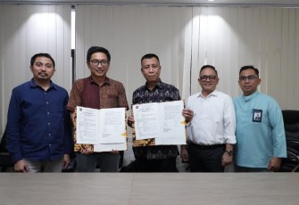 Penandatangan PKS Pengelolaan Parkir Terminal Ferry Domestik