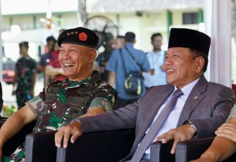 Kasum TNI Hadiri Upacara Penetapan Komcad Matra Darat Unhan RI Tahun 2024