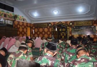 Kodim 0806/Trenggalek Dorong Prajurit Teladani Akhlak Nabi Muhammad SAW untuk Tingkatkan Spirit Religiusitas