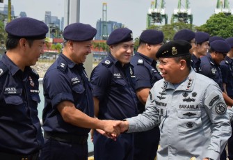 Bakamla RI Pererat Sinergitas dengan Singapore Police Coast Guard