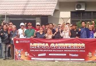 Kolaborasi Jurnalis dan KPUD Indramayu