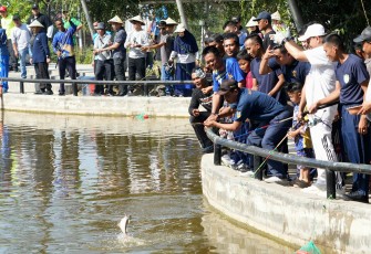 Serunya Event Mancing Mania BP Batam di Taman Rusa