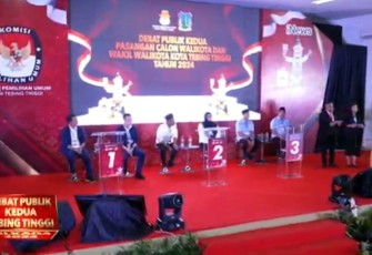 KPU Gelar Debat Publik Kedua Paslon Walikota dan Wakil Walikota Tebing Tinggi 