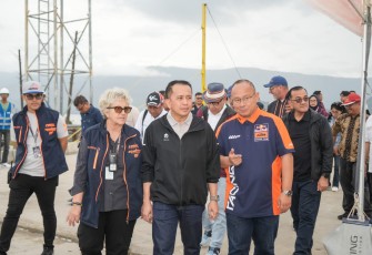 Pj Gubernur Sumut Tinjau Kesiapan Event Aquabike 2024 di Samosir