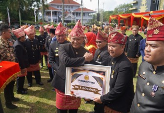 Danrem 041/Gamas Hadiri Upacara Peringatan HUT Provinsi Bengkulu Ke-56