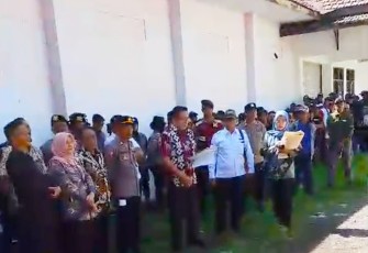 Eksekusi Lahan di Jalan Kepiting Banyuwangi Berjalan Lancar