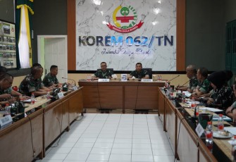 Taklimat Akhir Wasrik Itdam III/Slw di Korem 062/Tn