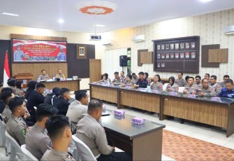 Ditlantas Polda Kalteng Gelar LATPRAOPS Jelang Operasi Keselamatan Telabang 2024