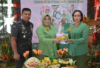 Kodim 1710/Mimika Rayakan HUT Ke-78 Persit Kartika Chandra Kirana Tahun 2024
