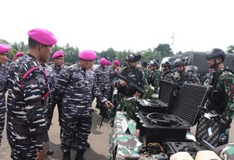 Gelar Pasukan dua Satuan Tugas (Satgas) yaitu dalam rangka Pemeriksaan Kesiapan Latihan (Riksiap Lat) Satgas Operasi Damai Cartenz di Wilayah Papua dan Pemeriksaan Kesiapan Operasi (Riksiap Ops) Satgas Pamtas Laut Natuna Utara Tahun 2024