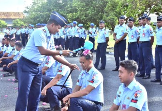 25 Prajurit Lanud RSA Natuna Naik Pangkat